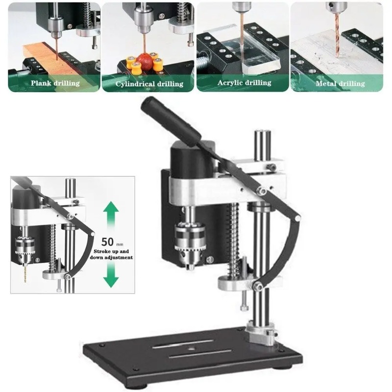 Benchtop Drill Press Mini Variable Speed - Mesin Bor Mini Bench Drill Press