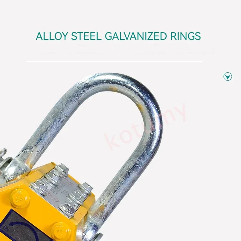 Magnetic Lifter Permanent Crane Hoist 600Kg - Alat Pengangkat Magnet Permanen Baja Kapasitas