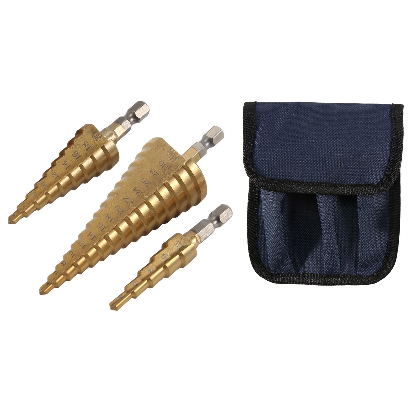 Set Mata Bor Kerucut Bertingka - Step Drill Bit Set Titanium Hss Cobalt ulasan dan harga