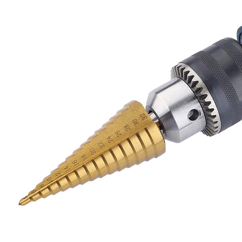 Set Mata Bor Bertingkat A23T H - Step Drill Bit Set Titanium Hss Cobalt ulasan dan harga