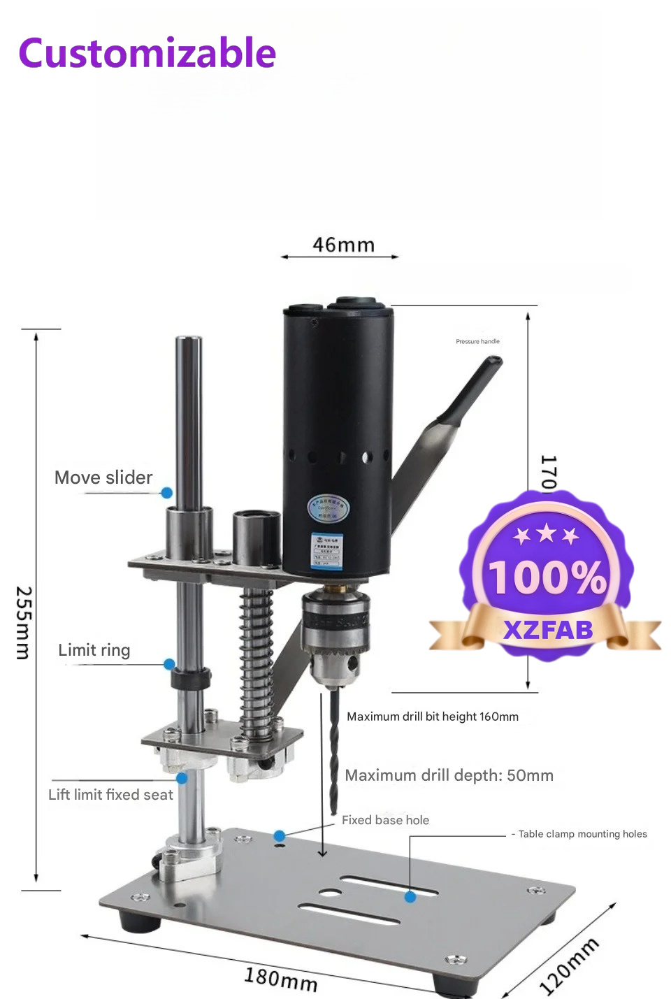 Mesin Bor Meja Mini Portabel 2 - Benchtop Drill Press Mini Variable Speed ulasan dan harga