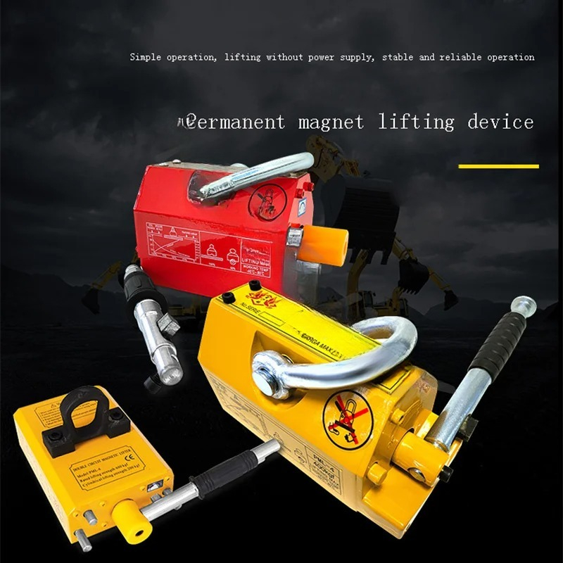 Alat Pengangkat Magnet Baja Tu - Magnetic Lifter Permanent Crane Hoist 600Kg ulasan dan harga