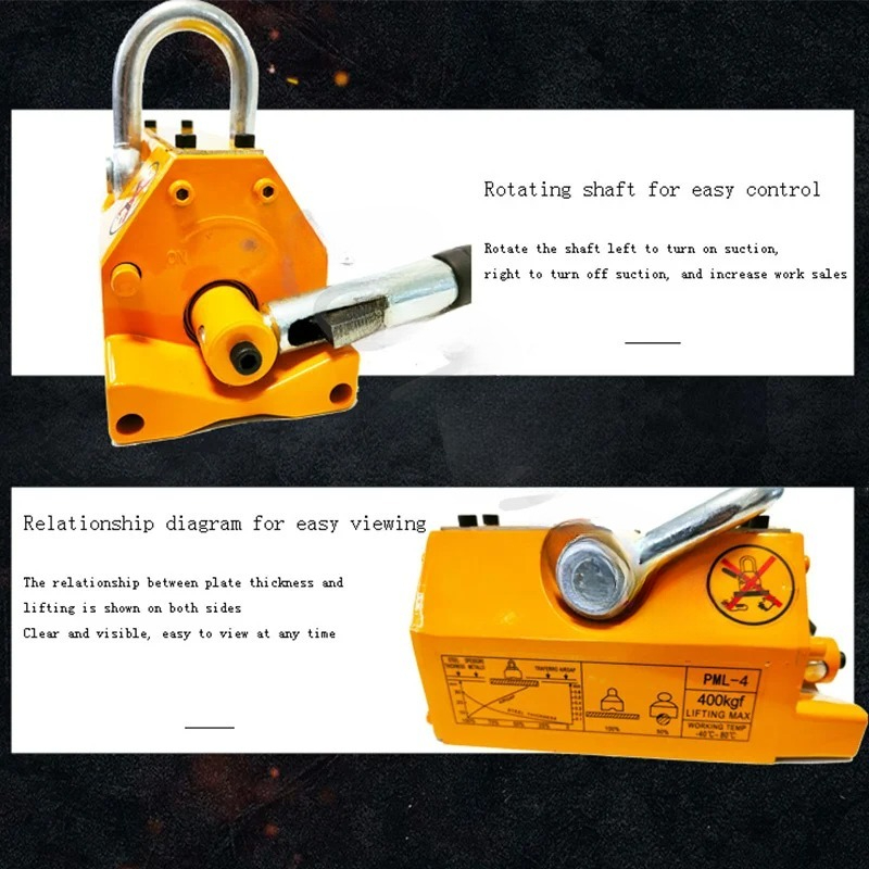 Alat Pengangkat Magnet Baja Tu - Magnetic Lifter Permanent Crane Hoist 600Kg ulasan dan harga