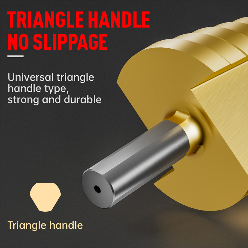 HUHAO 3PCS M35 Mengandung Coba - Step Drill Bit Set Titanium Hss Cobalt ulasan dan harga