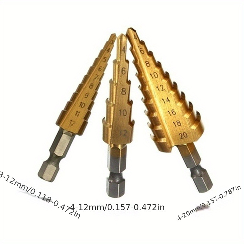Set Mata Bor Tangga HSS Kobalt - Step Drill Bit Set Titanium Hss Cobalt ulasan dan harga