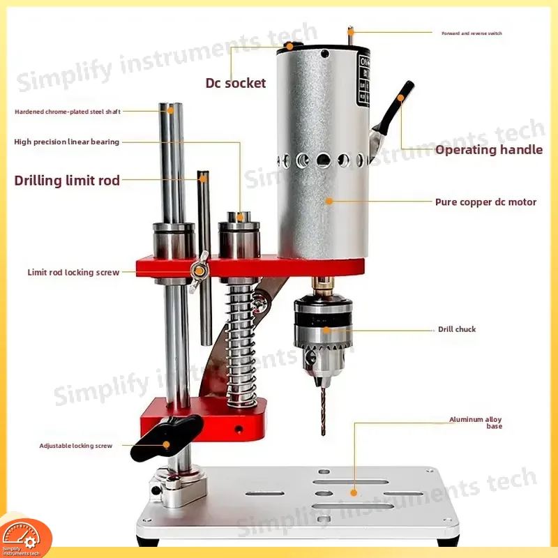 Mesin Bor Meja Mini dengan Kec - Benchtop Drill Press Mini Variable Speed ulasan dan harga