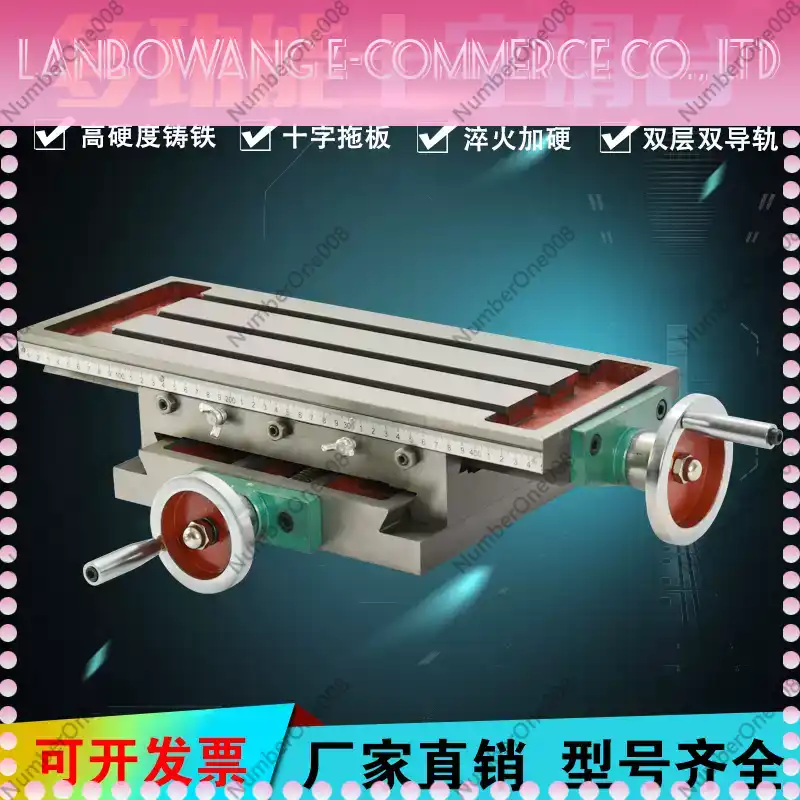 Meja Penggilingan Geser Silang - Cross Slide Vise Table Bench Drill Press ulasan dan harga